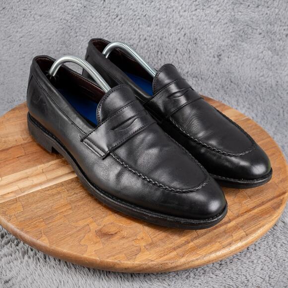 Allen Edmonds Road Warriors Mens Penny Loafers Black Sz 11B Office Career Casual - Picture 1 of 11